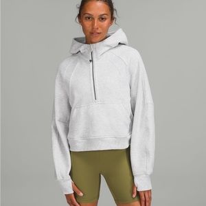 LULULEMON scuba half zip! Color is heathered gray.